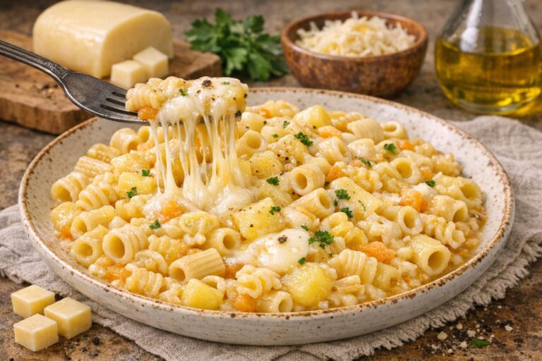 pasta patate e provola la ricetta tradizionale napoletana