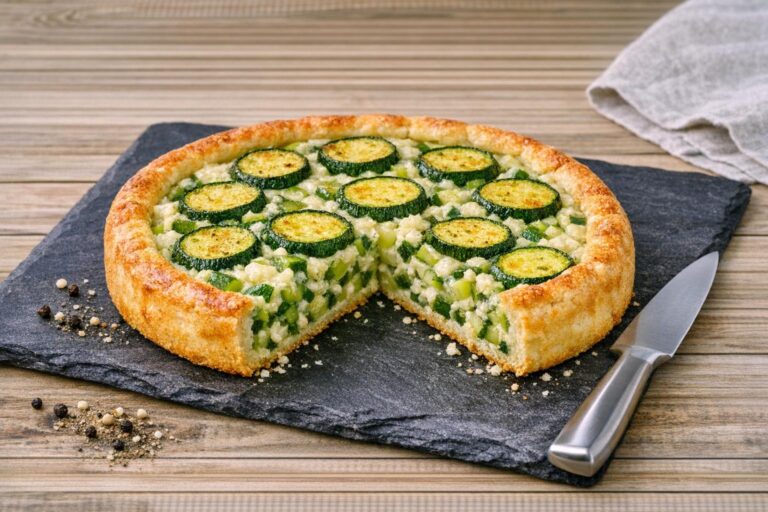 torta salata di zucchine e ricotta