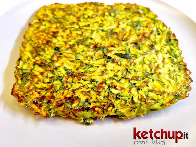 frittata di zucchine al forno senza olio