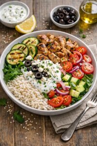 piatto-unico-bowl-mediterranea-pollo-riso-verdure