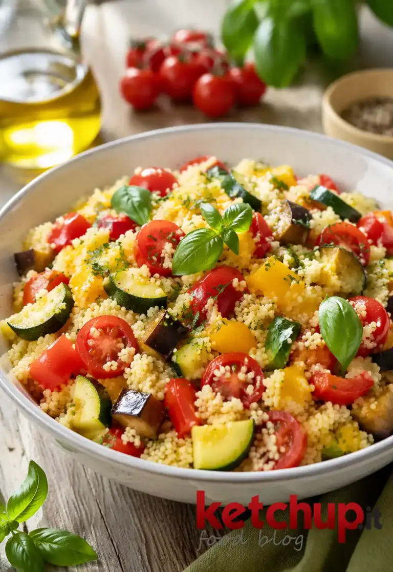 cous cous alle verdure estive