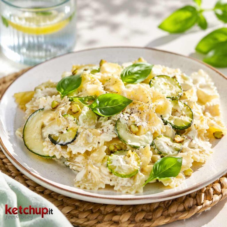 pasta fredda cremosa zucchine e ricotta