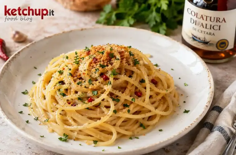 spaghetti alla colatura di alici ricetta originale di cetara