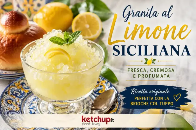 granita al limone siciliana