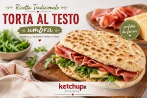 torta al testo ricetta tradizionale umbra