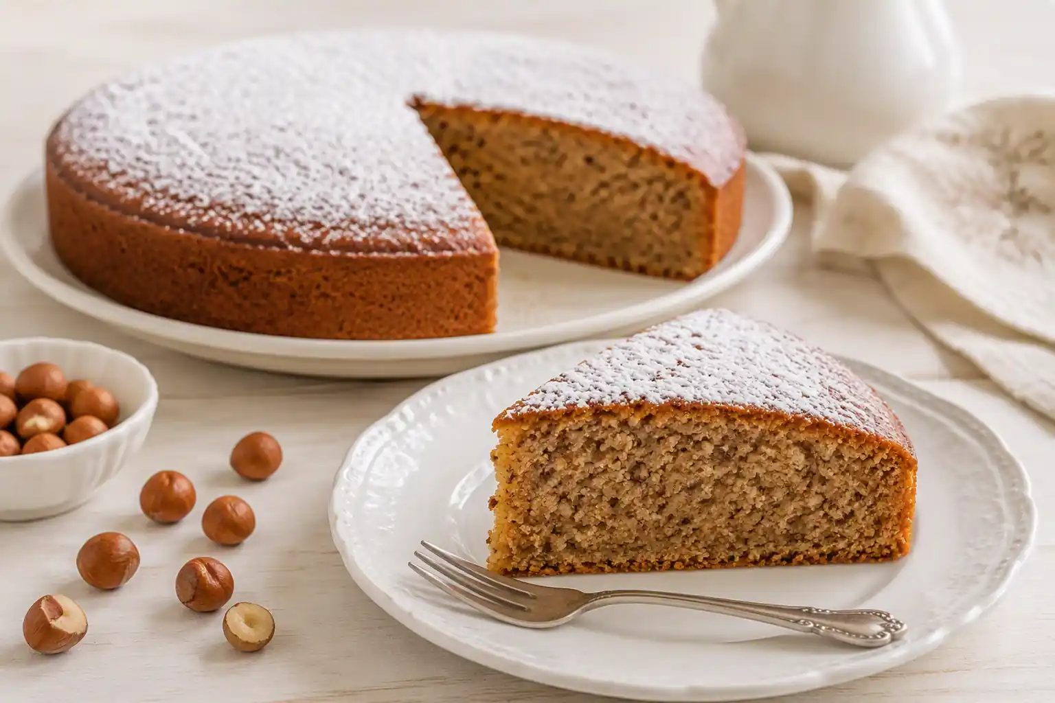 torta alle nocciole soffice